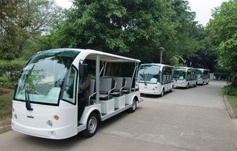未来电动观光车将为更多的旅游景点服务